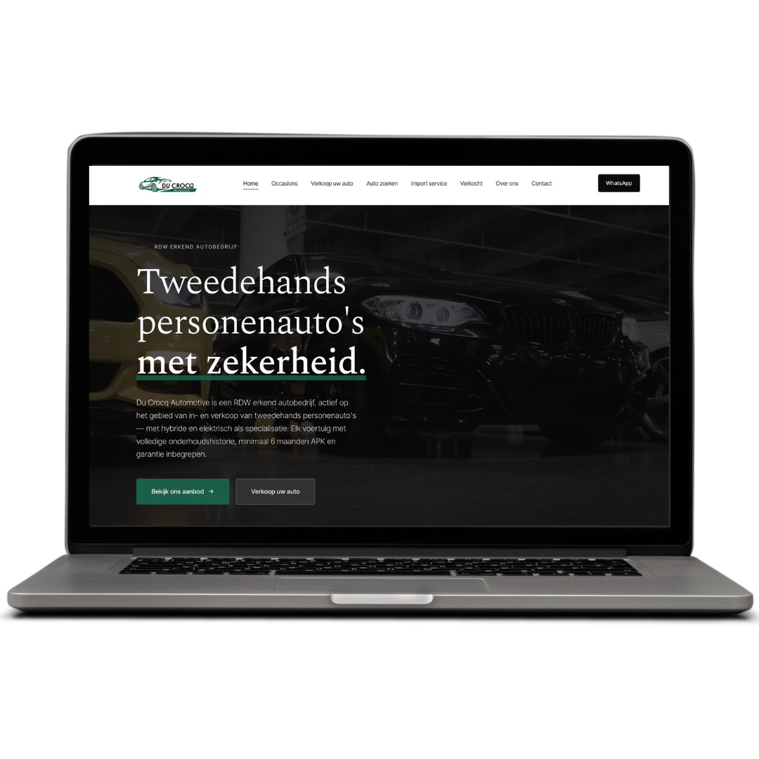 Screenshot van Du Crocq Automotive
